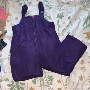 LONDON FOG Baby Girls Classic Snow Bib Ski Snowsuit Purple